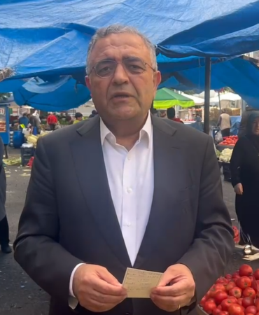 Milletvekili Sezgin Tanrıkulu Diyarbakır pazarında geçim sıkıntısına ve artan yoksulluğa dikkat çekti