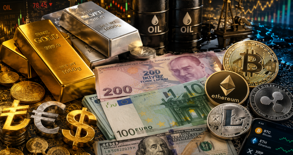 ABD Borsaları Dokuz Ayda Kazandırırken Değerli Metaller ve Kripto Varlıklar Geriledi