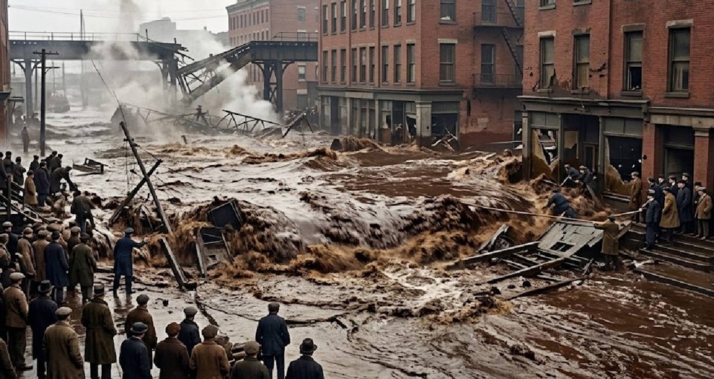 Boston'da 1919'da Patlayan Dev Pekmez Tankı 21 Kişinin Ölümüne Yol Açtı