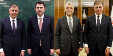 İzmir Büyükşehir Belediye Başkanı Cemil Tugay Ankara'da İki Bakanla Görüştü